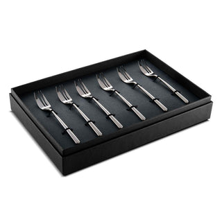 Mepra Linea set 6 cake forks Mepra Black Gold - Buy now on ShopDecor - Discover the best products by MEPRA design