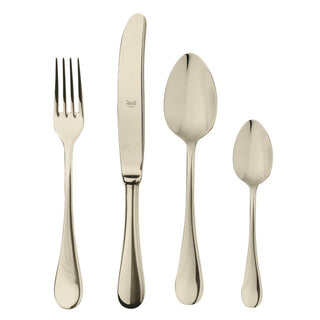 Mepra Michelangelo (Brescia) 24-piece flatware set Mepra Champagne - Buy now on ShopDecor - Discover the best products by MEPRA design