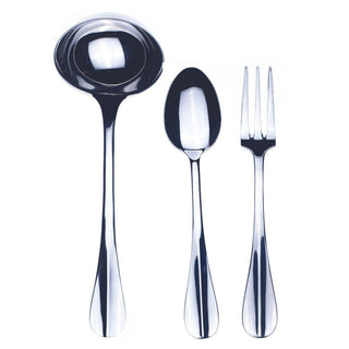 Mepra Roma 3-piece serving set stainless steel - Buy now on ShopDecor - Discover the best products by MEPRA design