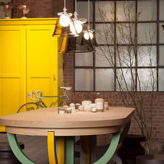 Moooi Bell Lamp Small suspension lamp with gold bow - Buy now on ShopDecor - Discover the best products by MOOOI design