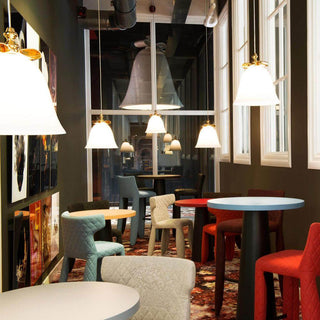 Moooi Bell Lamp Small suspension lamp with gold bow - Buy now on ShopDecor - Discover the best products by MOOOI design