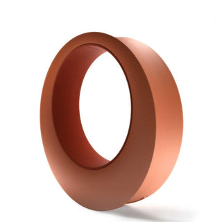 Moooi O. rocking armchair polyethylene by Marcel Wanders Terracotta - Buy now on ShopDecor - Discover the best products by MOOOI design