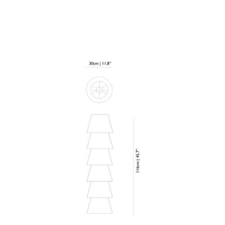 Moooi Set up shades 6 metal floor lamp by Marcel Wanders - Buy now on ShopDecor - Discover the best products by MOOOI design