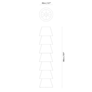 Moooi Setup shades 7 metal floor lamp by Marcel Wanders - Buy now on ShopDecor - Discover the best products by MOOOI design