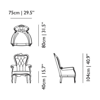 Moooi Smoke burnt wood armchair - Buy now on ShopDecor - Discover the best products by MOOOI design