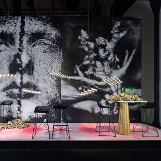 Moooi Space-frame small dimmable LED suspension lamp copper - Buy now on ShopDecor - Discover the best products by MOOOI design