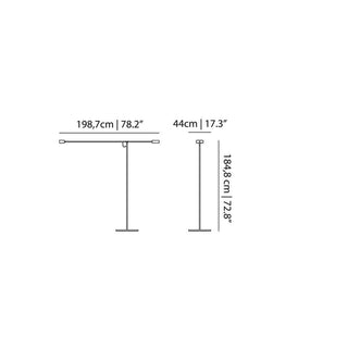 Moooi T-Lamp LED aluminium floor lamp by Marcel Wanders - Buy now on ShopDecor - Discover the best products by MOOOI design