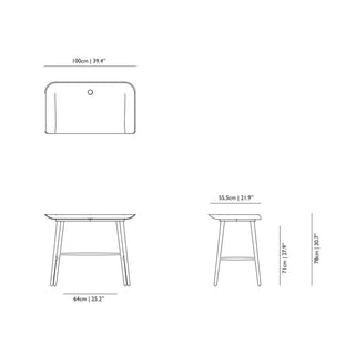 Moooi Woood desk with solid beech frame - Buy now on ShopDecor - Discover the best products by MOOOI design