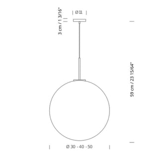 Nemo Lighting Asteroide suspension lamp white diam. 50 cm - Buy now on ShopDecor - Discover the best products by NEMO CASSINA LIGHTING design