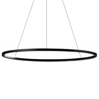 Nemo Lighting Ellisse Major Uplight Dimmer LED pendant lamp Black - Buy now on ShopDecor - Discover the best products by NEMO CASSINA LIGHTING design