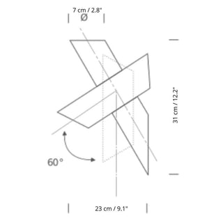 Nemo Lighting Tubes Large LED wall lamp white - Buy now on ShopDecor - Discover the best products by NEMO CASSINA LIGHTING design