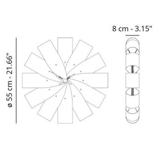 Nomon Ciclo Mixto wall clock diam. 55 cm. - Buy now on ShopDecor - Discover the best products by NOMON design