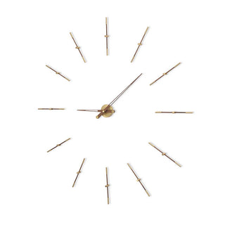 Nomon Merlin 12 diam.125 cm. wall clock Brass - Buy now on ShopDecor - Discover the best products by NOMON design