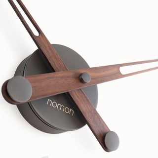 Nomon Merlín T 4T wall clock graphite diam. 125 cm. - Buy now on ShopDecor - Discover the best products by NOMON design