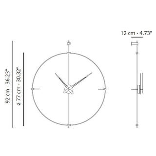 Nomon Mini Bilbao wall clock - Buy now on ShopDecor - Discover the best products by NOMON design