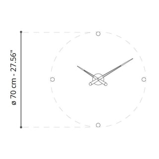 Nomon Rodón I 4T wall clock - Buy now on ShopDecor - Discover the best products by NOMON design