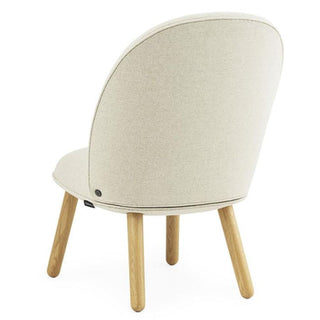 Normann Copenhagen Ace lounge chair full upholstery fabric with oak structure - Buy now on ShopDecor - Discover the best products by NORMANN COPENHAGEN design