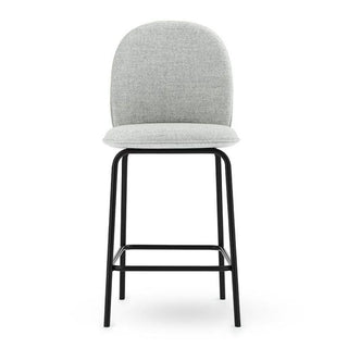 Normann Copenhagen Ace stool full upholstery black steel and seat h. 65 cm. - Buy now on ShopDecor - Discover the best products by NORMANN COPENHAGEN design