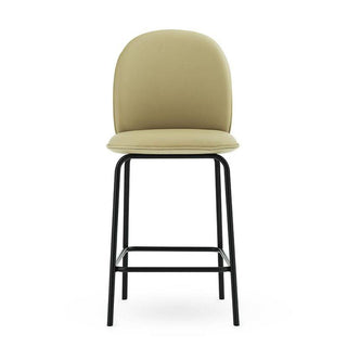 Normann Copenhagen Ace stool full upholstery black steel and seat h. 65 cm. - Buy now on ShopDecor - Discover the best products by NORMANN COPENHAGEN design