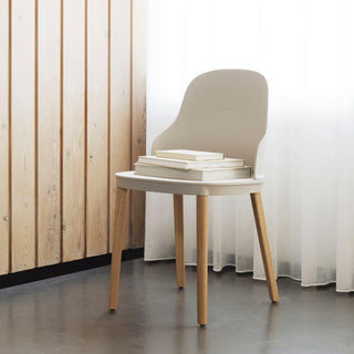 Normann Copenhagen Allez polypropylene chair with oak legs - Buy now on ShopDecor - Discover the best products by NORMANN COPENHAGEN design