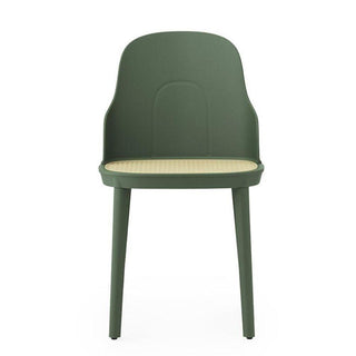 Normann Copenhagen Allez polypropylene chair with molded wicker seat - Buy now on ShopDecor - Discover the best products by NORMANN COPENHAGEN design