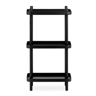 Normann Copenhagen Block shelf h. 87 cm. with painted ash legs Normann Copenhagen Block Black - Buy now on ShopDecor - Discover the best products by NORMANN COPENHAGEN design