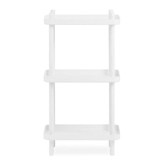 Normann Copenhagen Block shelf h. 87 cm. with painted ash legs Normann Copenhagen Block White - Buy now on ShopDecor - Discover the best products by NORMANN COPENHAGEN design