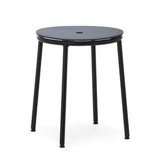 Normann Copenhagen Circa black steel stool h. 45 cm. - Buy now on ShopDecor - Discover the best products by NORMANN COPENHAGEN design