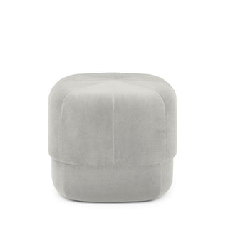 Normann Copenhagen Circus Large velvet pouf 46x46cm. with h.40 cm. Normann Copenhagen Circus Beige - Buy now on ShopDecor - Discover the best products by NORMANN COPENHAGEN design