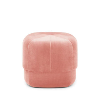 Normann Copenhagen Circus Large velvet pouf 46x46cm. with h.40 cm. Normann Copenhagen Circus Blush - Buy now on ShopDecor - Discover the best products by NORMANN COPENHAGEN design