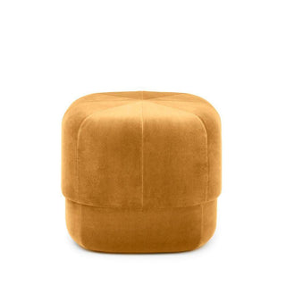 Normann Copenhagen Circus Large velvet pouf 46x46cm. with h.40 cm. Normann Copenhagen Circus Yellow - Buy now on ShopDecor - Discover the best products by NORMANN COPENHAGEN design