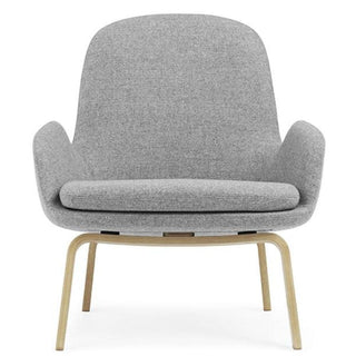 Normann Copenhagen Era lounge chair full upholstery fabric with oak structure - Buy now on ShopDecor - Discover the best products by NORMANN COPENHAGEN design