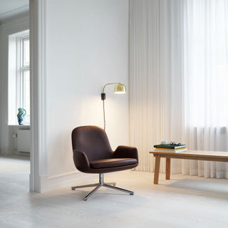 Normann Copenhagen Era lounge swivel chair full upholstery fabric with aluminium structure Buy on Shopdecor NORMANN COPENHAGEN collections