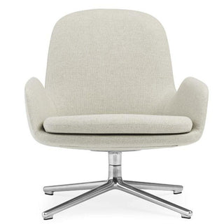 Normann Copenhagen Era lounge swivel chair full upholstery fabric with aluminium structure - Buy now on ShopDecor - Discover the best products by NORMANN COPENHAGEN design