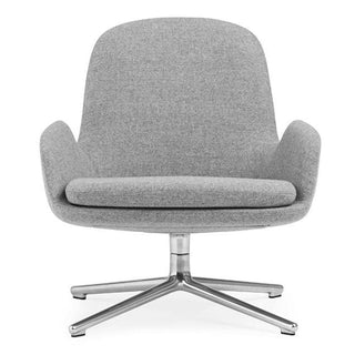 Normann Copenhagen Era lounge swivel chair full upholstery fabric with aluminium structure - Buy now on ShopDecor - Discover the best products by NORMANN COPENHAGEN design