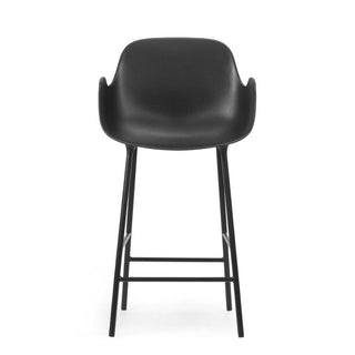 Normann Copenhagen Form steel bar armchair with polypropylene seat h. 65 cm. - Buy now on ShopDecor - Discover the best products by NORMANN COPENHAGEN design