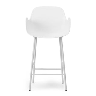 Normann Copenhagen Form steel bar armchair with polypropylene seat h. 65 cm. - Buy now on ShopDecor - Discover the best products by NORMANN COPENHAGEN design