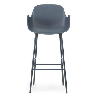 Normann Copenhagen Form steel bar armchair with polypropylene seat h. 75 cm. - Buy now on ShopDecor - Discover the best products by NORMANN COPENHAGEN design