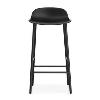 Normann Copenhagen Form steel bar stool with polypropylene seat h. 65 cm. - Buy now on ShopDecor - Discover the best products by NORMANN COPENHAGEN design