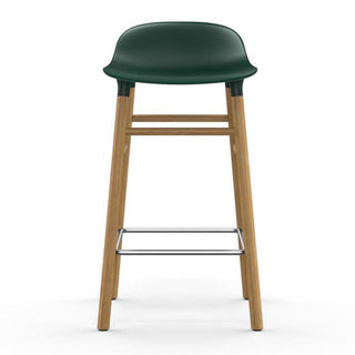 Normann Copenhagen Form oak bar stool with polypropylene seat h. 65 cm. - Buy now on ShopDecor - Discover the best products by NORMANN COPENHAGEN design