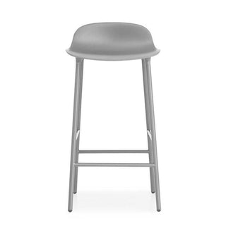 Normann Copenhagen Form steel bar stool with polypropylene seat h. 65 cm. - Buy now on ShopDecor - Discover the best products by NORMANN COPENHAGEN design