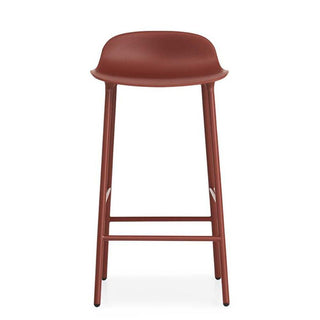 Normann Copenhagen Form steel bar stool with polypropylene seat h. 65 cm. - Buy now on ShopDecor - Discover the best products by NORMANN COPENHAGEN design