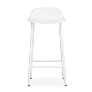 Normann Copenhagen Form steel bar stool with polypropylene seat h. 65 cm. - Buy now on ShopDecor - Discover the best products by NORMANN COPENHAGEN design