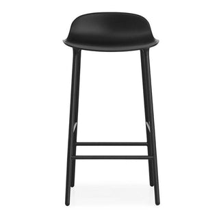 Normann Copenhagen Form steel bar stool with polypropylene seat h. 75 cm. - Buy now on ShopDecor - Discover the best products by NORMANN COPENHAGEN design