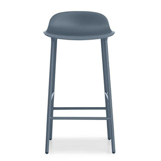 Normann Copenhagen Form steel bar stool with polypropylene seat h. 75 cm. - Buy now on ShopDecor - Discover the best products by NORMANN COPENHAGEN design