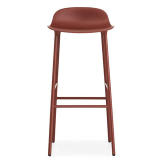 Normann Copenhagen Form steel bar stool with polypropylene seat h. 75 cm. - Buy now on ShopDecor - Discover the best products by NORMANN COPENHAGEN design