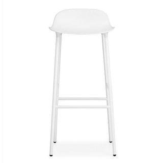 Normann Copenhagen Form steel bar stool with polypropylene seat h. 75 cm. - Buy now on ShopDecor - Discover the best products by NORMANN COPENHAGEN design