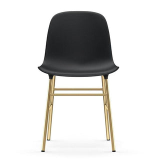 Normann Copenhagen Form polypropylene chair with brass legs - Buy now on ShopDecor - Discover the best products by NORMANN COPENHAGEN design