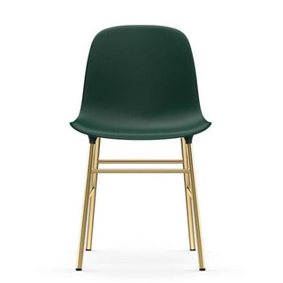 Normann Copenhagen Form polypropylene chair with brass legs - Buy now on ShopDecor - Discover the best products by NORMANN COPENHAGEN design