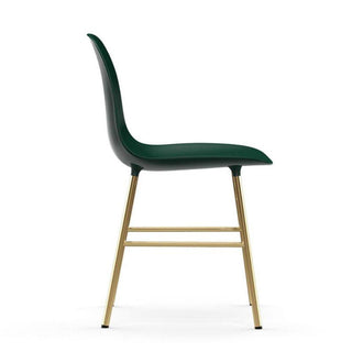 Normann Copenhagen Form polypropylene chair with brass legs - Buy now on ShopDecor - Discover the best products by NORMANN COPENHAGEN design